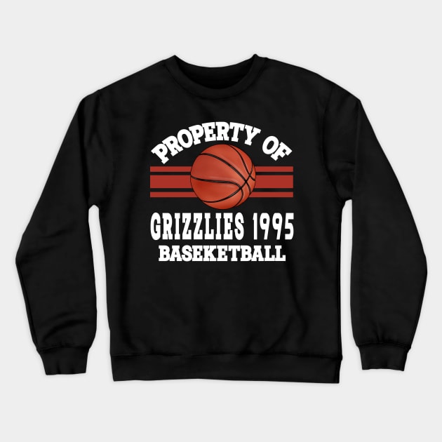 Proud Name Grizzlies Graphic Property Vintage Basketball Crewneck Sweatshirt by Irwin Bradtke